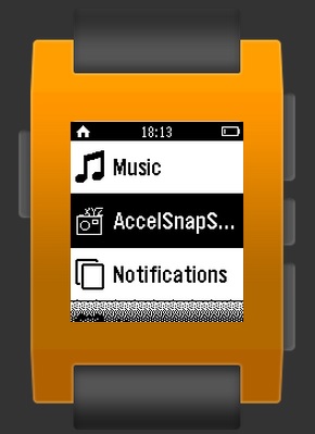 Title Screen for Snap Shot App